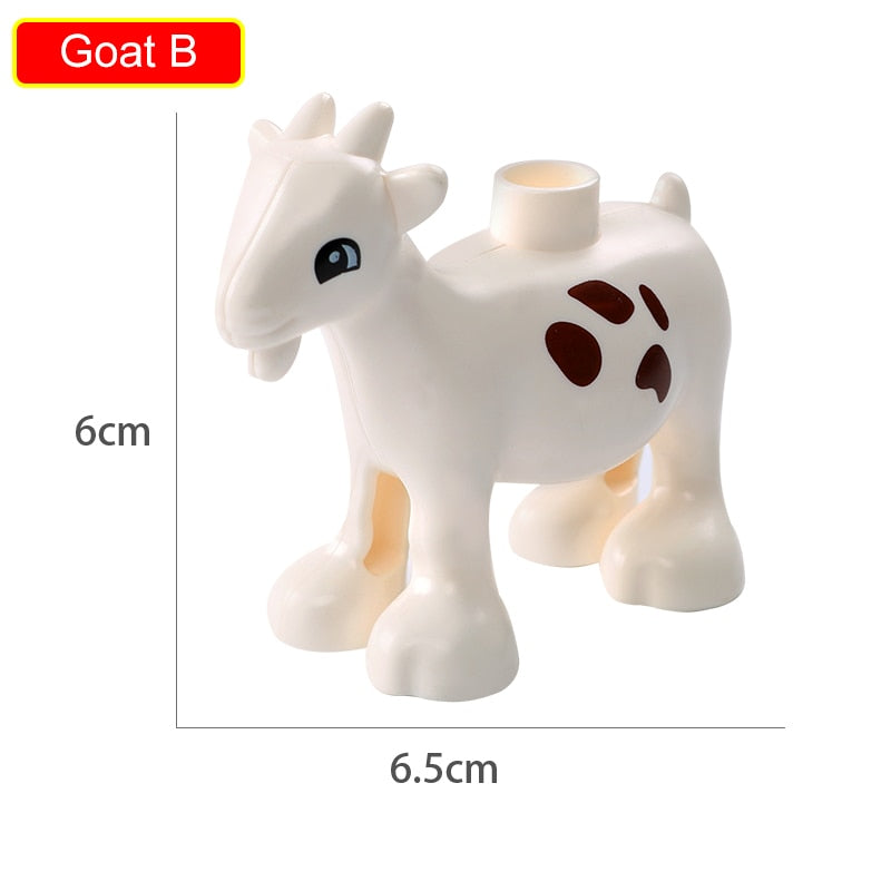 75 Styles Big Size Building Blocks Animal Accessories