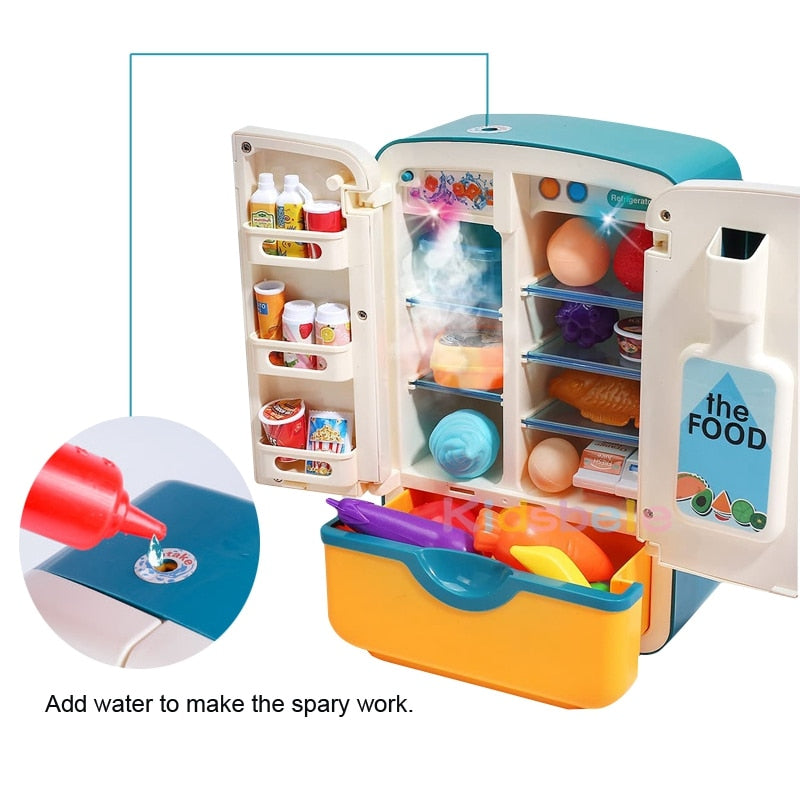 Kids Toy Fridge Refrigerator Accessories