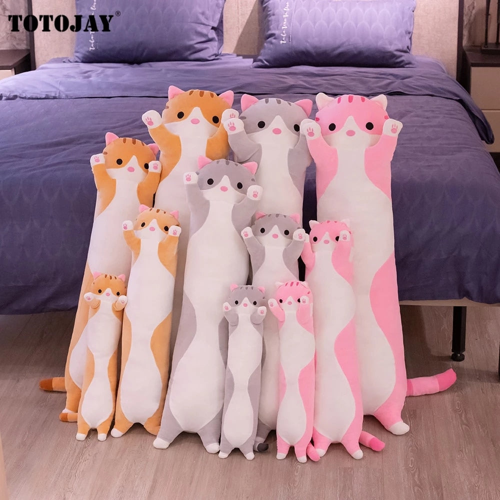 Cute Soft Long Cat Pillow Plush Toys