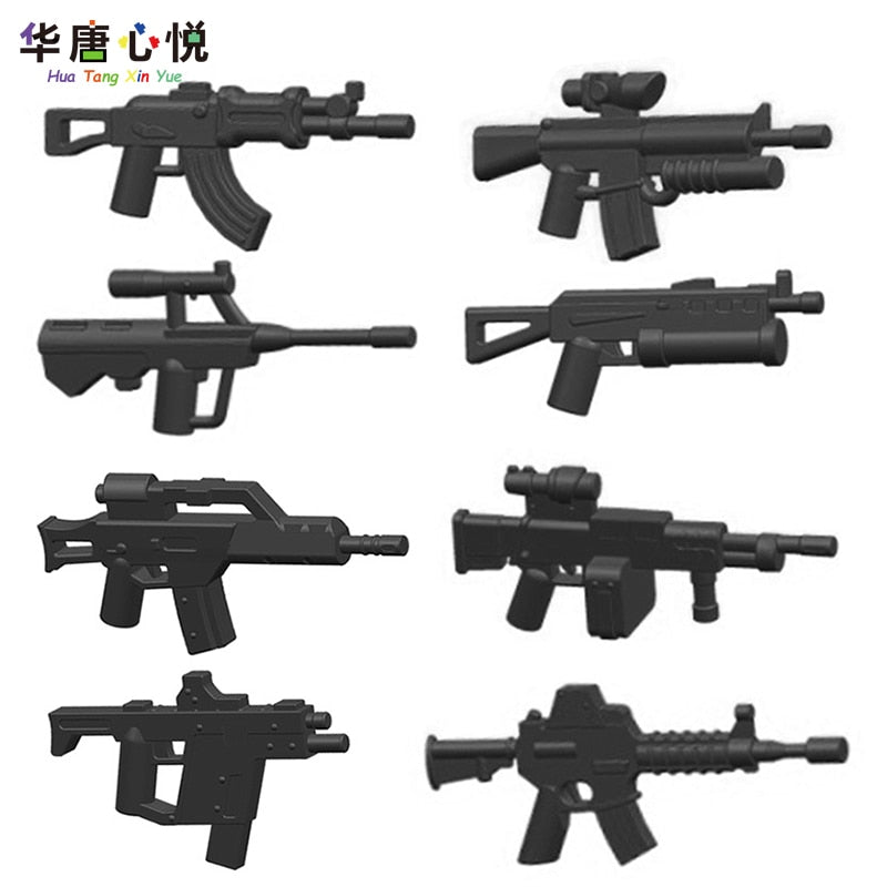 Military Series Weaponry Gun Assemble