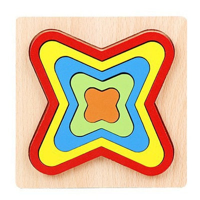 Montessori Tangram 3D Wooden Puzzle