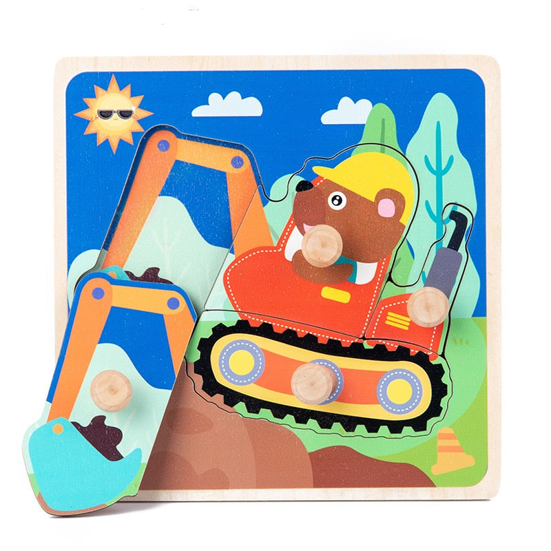 Animal Wooden Sorters Puzzle For Kids