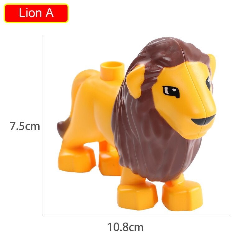 75 Styles Big Size Building Blocks Animal Accessories