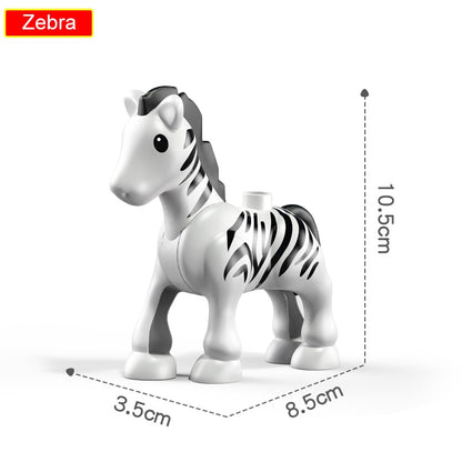 75 Styles Big Size Building Blocks Animal Accessories