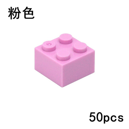 DIY Thick Figures Bricks 2x2 Dots Building Blocks