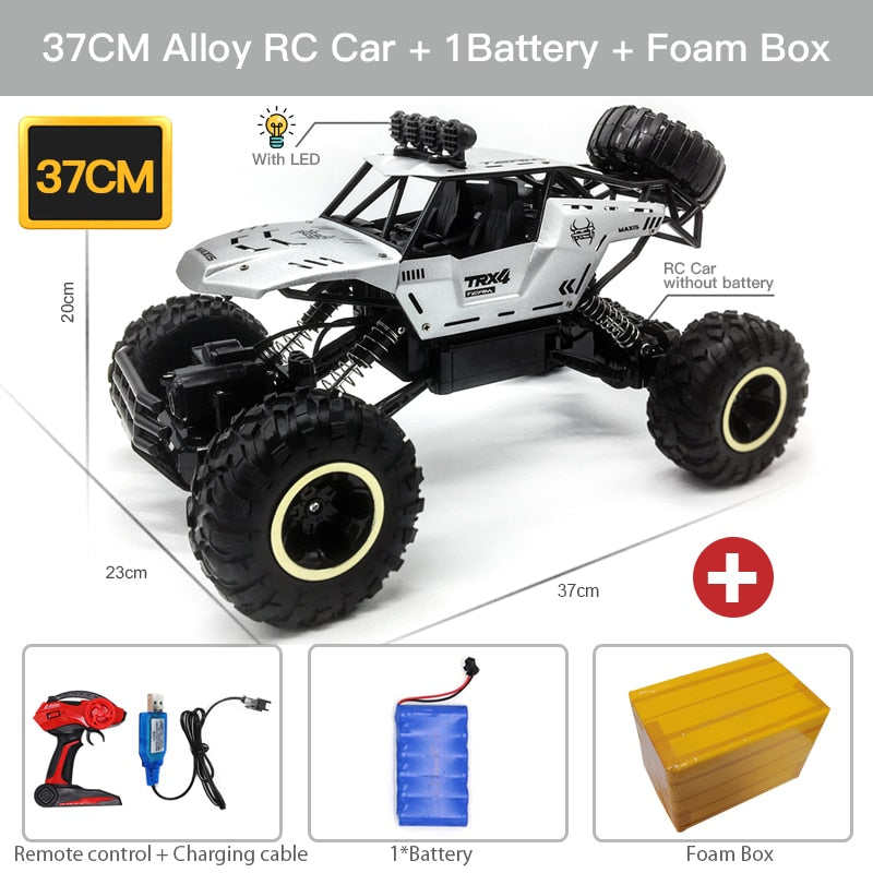 4WD RC Car With Led Lights 2.4G Radio Remote Control