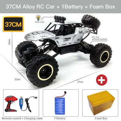 4WD RC Car With Led Lights 2.4G Radio Remote Control