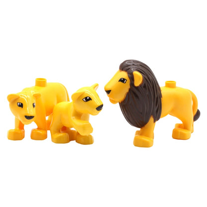 Zoo Animals Series Set Big Size Building Blocks Assemble