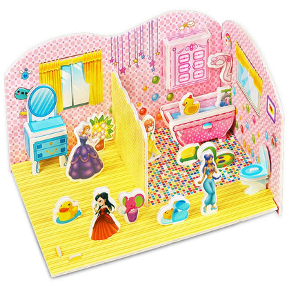 Kids 3D Stereo Puzzle Cartoon House