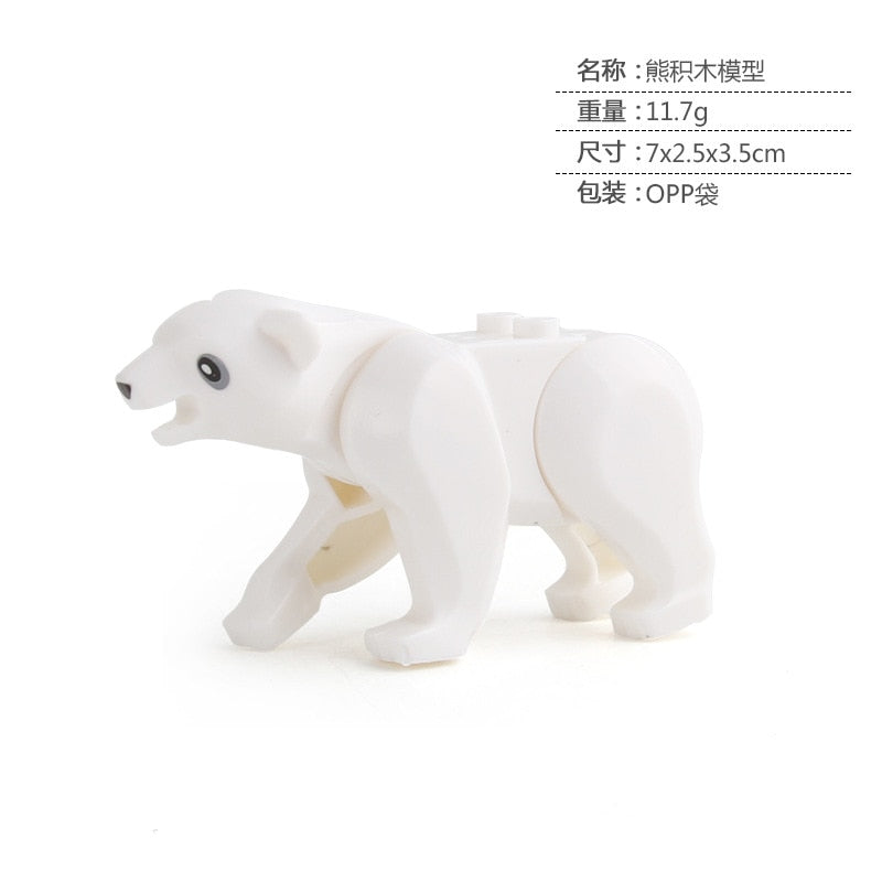 Compatible Mini Animals Building Blocks for Children