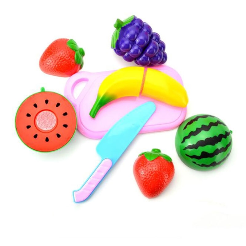 Cutting Fruits Vegetables Pretend Play kids Kitchen Toys