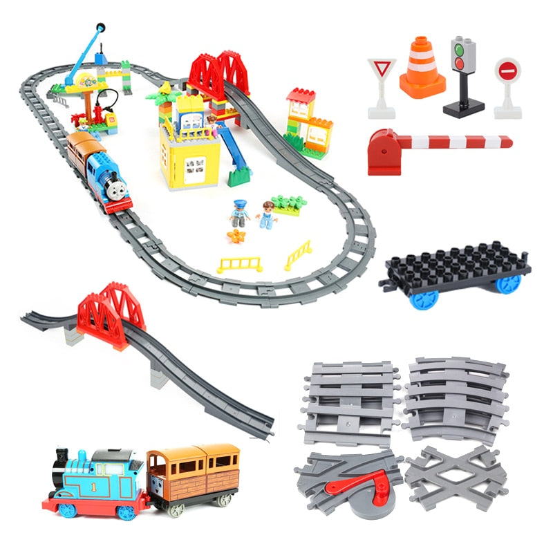 Rail Transport Big Size Building Blocks Creative