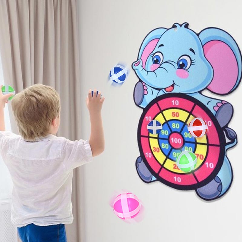 Cartoon Target Throwing Ball Dart Board Toys