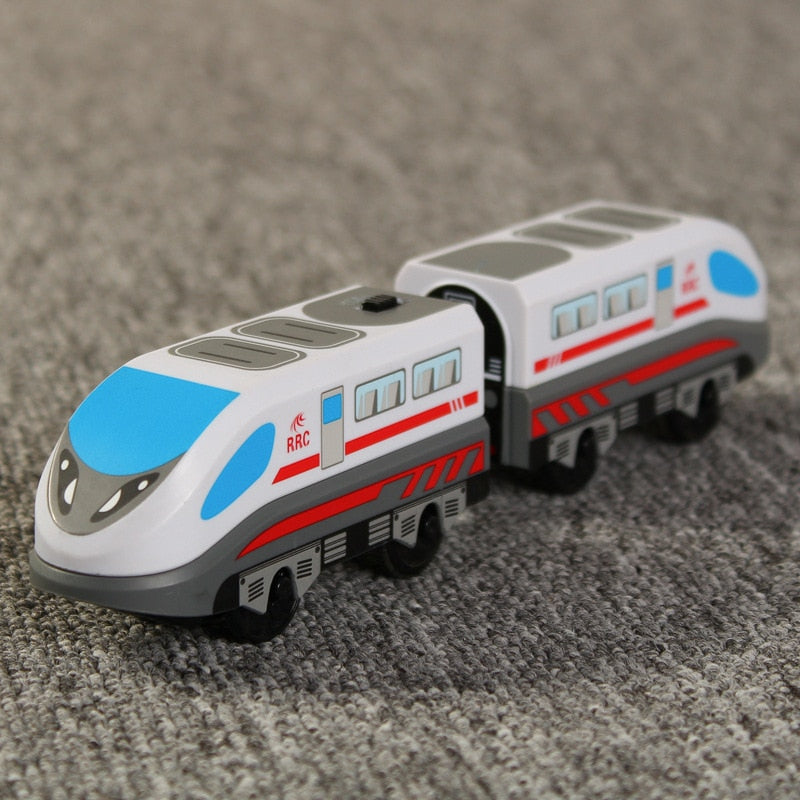 Kids RC Electric Train Set Locomotive Magnetic Train