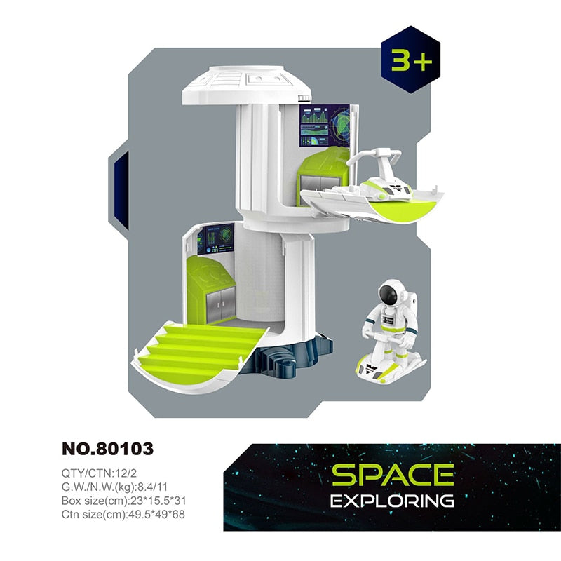 Optic Space Rocket Toy Astronaut Spaceship