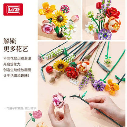 Flowers DIY decoration blocks Home decoration