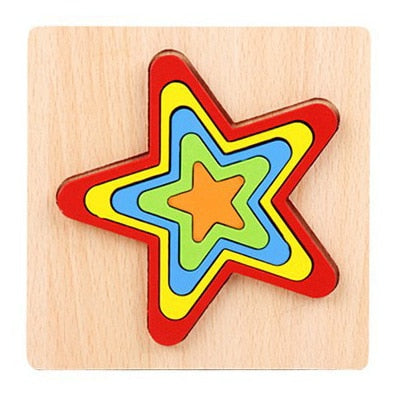 Montessori Tangram 3D Wooden Puzzle