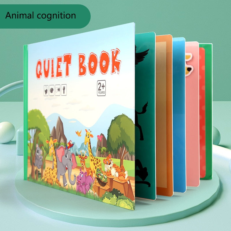 Kid Quiet Busy Book Montessori Baby Educational Toy