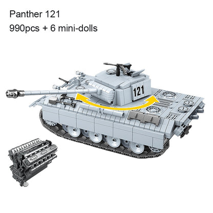 Tank Soldier Police Building Blocks Toys