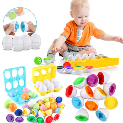 Montessori Games Baby toy Smart Egg Shape