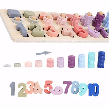 Wooden Montessori Toys Geometric Shape