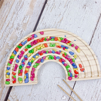 Rainbow Board Baby Montessori Educational Wooden