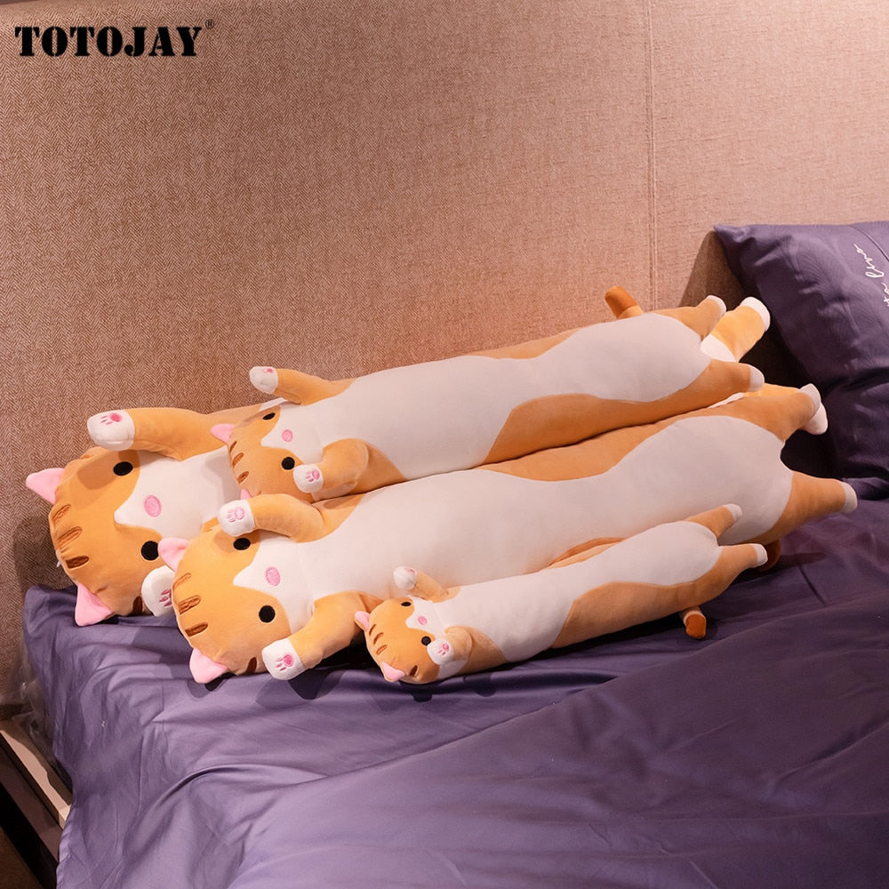 Cute Soft Long Cat Pillow Plush Toys