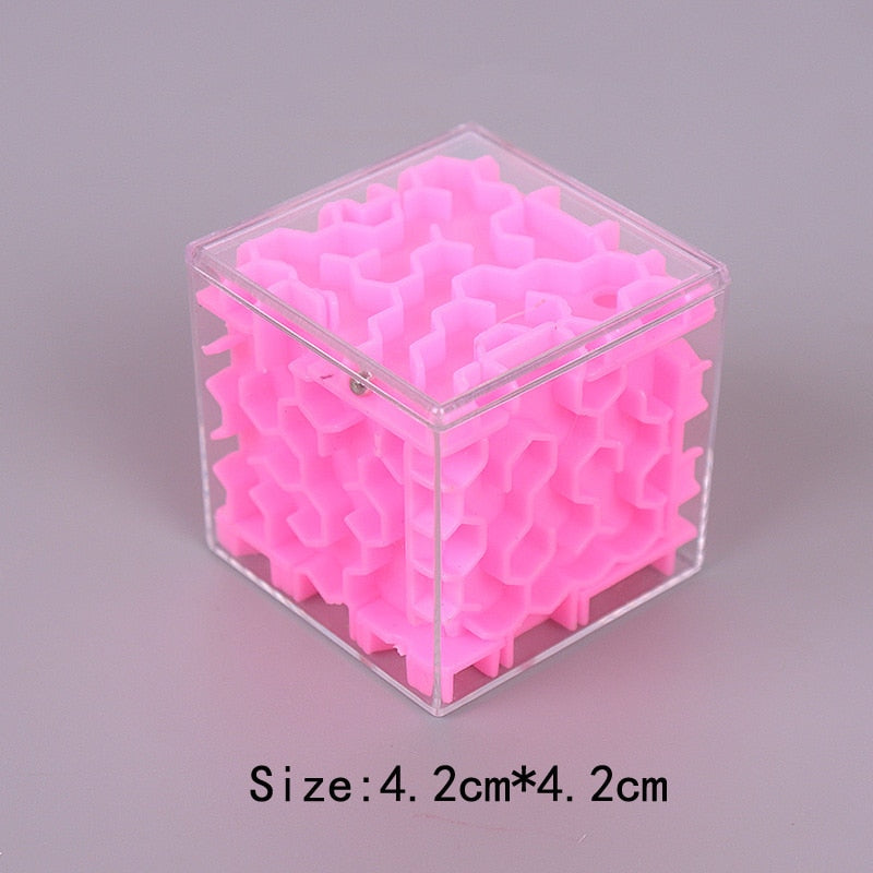 3D Maze Magic Cubes Six-sided Puzzle Cubes Rolling