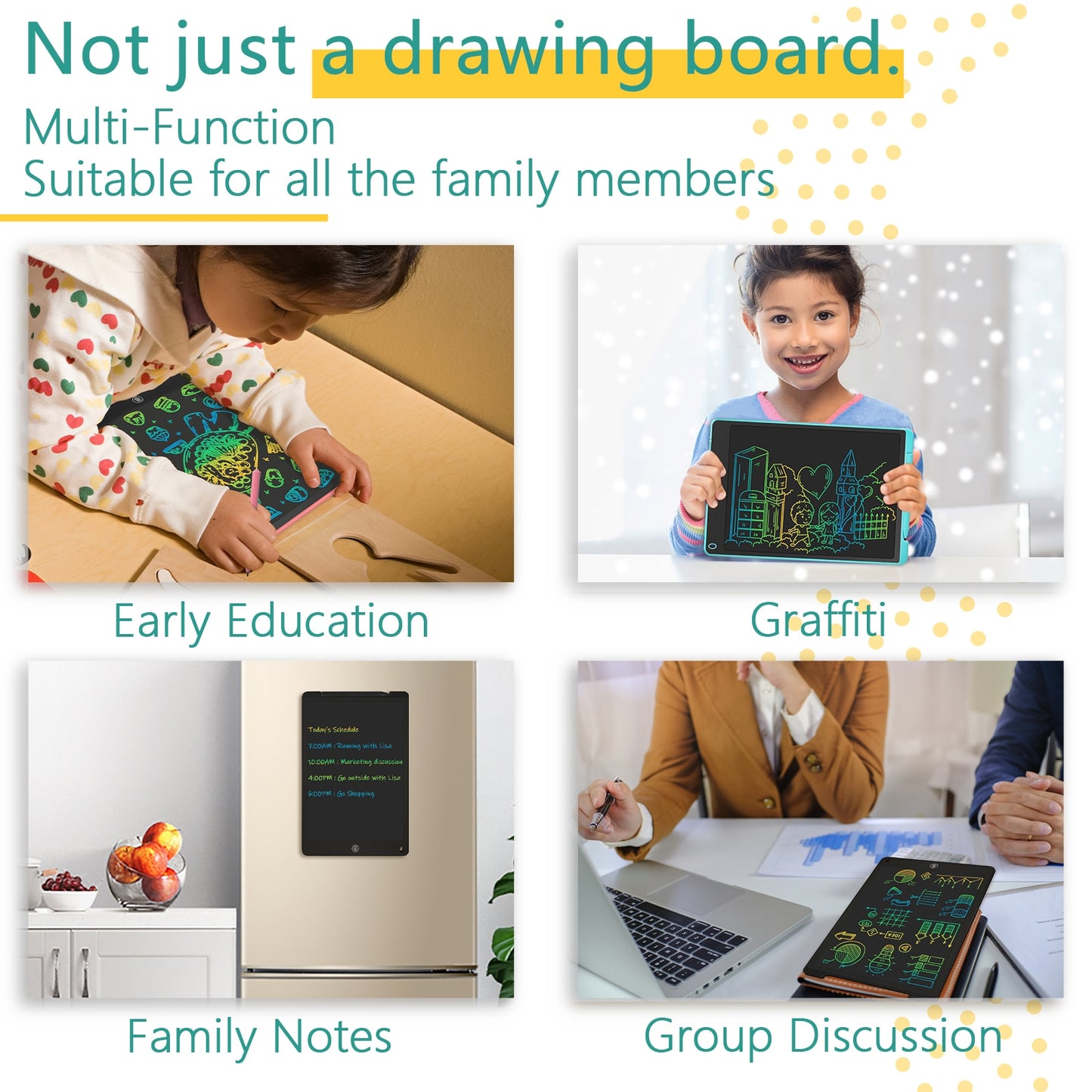 LCD Writing Graphics Tablets Artist Drawing Board