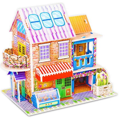 Kids 3D Stereo Puzzle Cartoon House