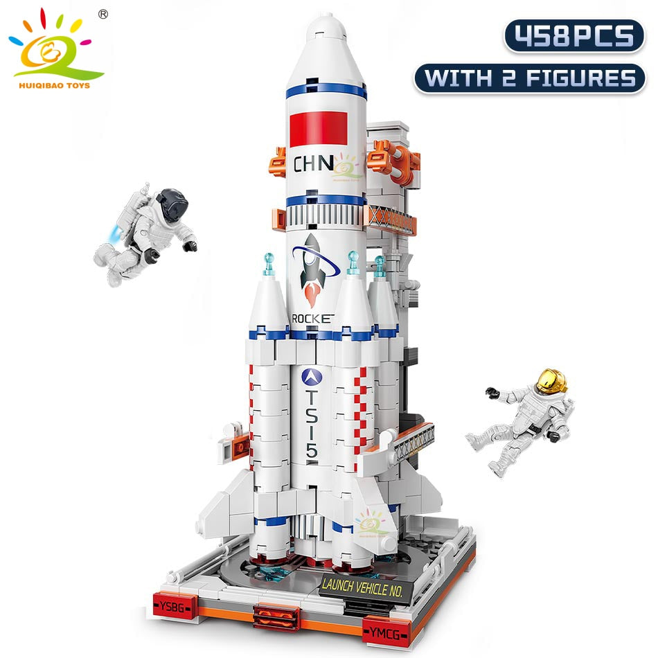 Space Station Saturn V Rocket Building Blocks