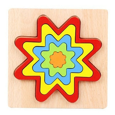 Montessori Tangram 3D Wooden Puzzle