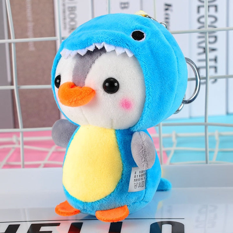 Penguin Stuffed Plush Animal Pendant Keychain Doll