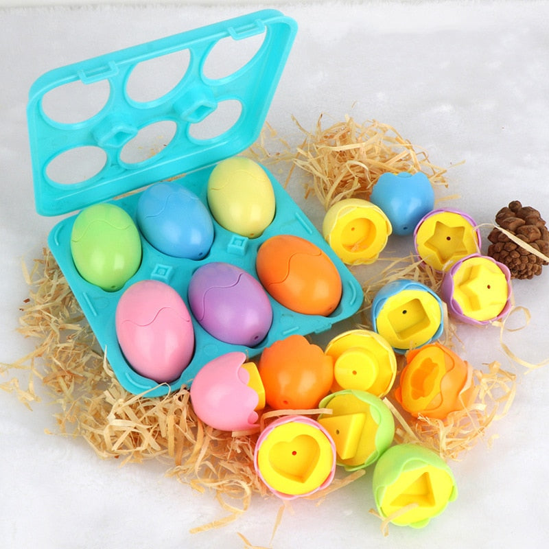 Baby Montessori Toys Egg Puzzle Games Kids Toys