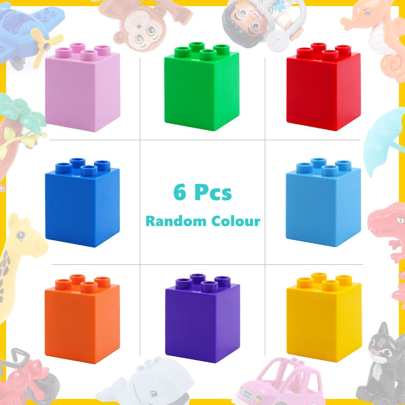 Big Building Blocks Accessories Compatible