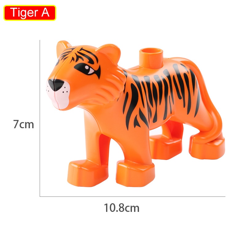 75 Styles Big Size Building Blocks Animal Accessories