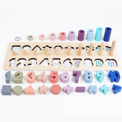 Wooden Montessori Toys Geometric Shape