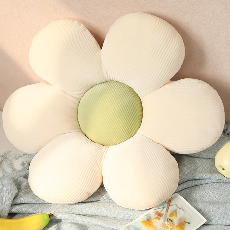 Stuffed Six Petal Flower Cushion Girly Room