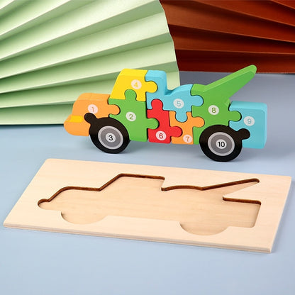 New Kid Jigsaw Board 3D Wooden For Toddlers