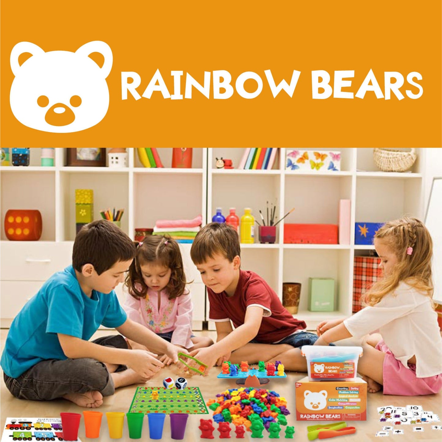 Boxed Counting Bear Montessori Educational