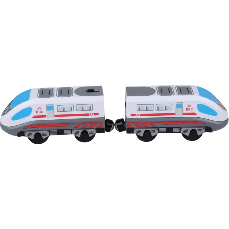 Kids RC Electric Train Set Locomotive Magnetic Train