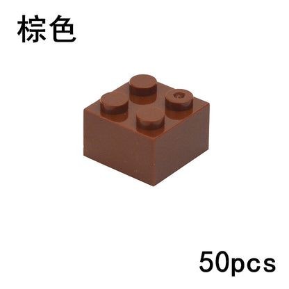 DIY Thick Figures Bricks 2x2 Dots Building Blocks