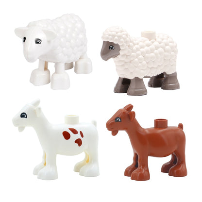 Zoo Animals Series Set Big Size Building Blocks Assemble