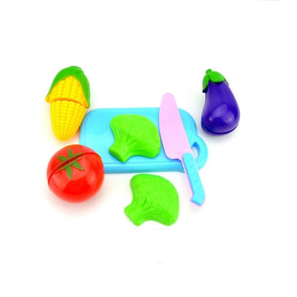 Cutting Fruits Vegetables Pretend Play kids Kitchen Toys