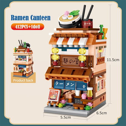 Mini City Street View Noodle Building Blocks