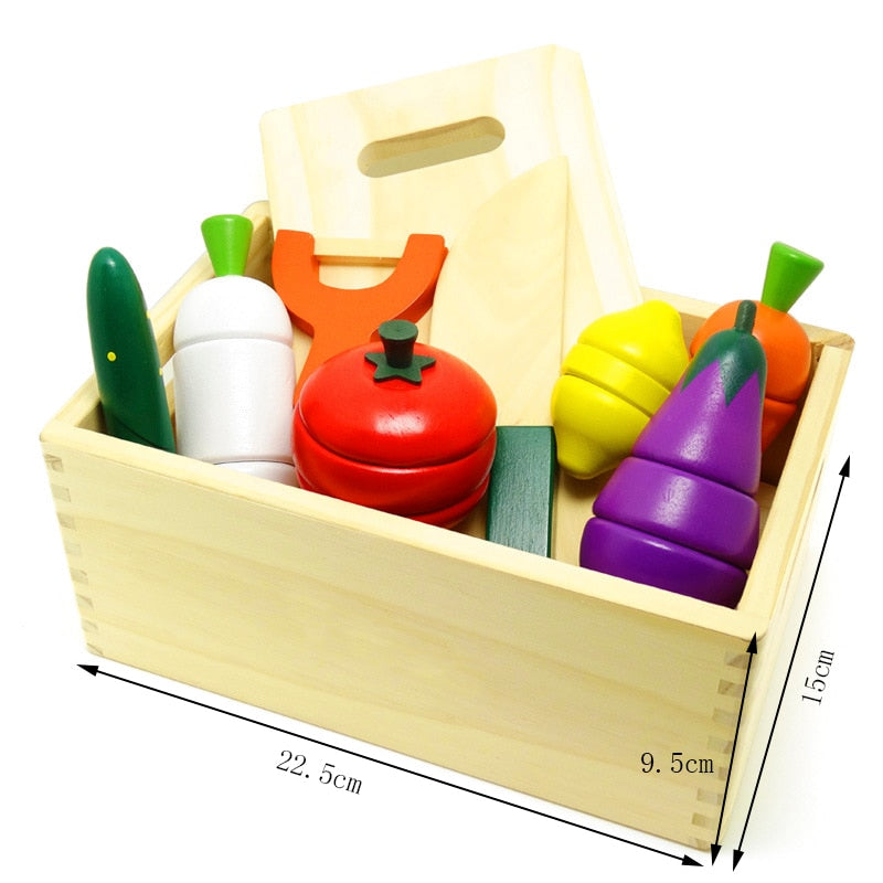 Simulation Kitchen Pretend Toy Wooden Classic Game