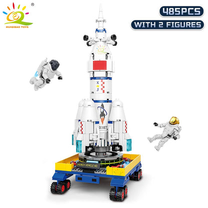 Space Station Saturn V Rocket Building Blocks