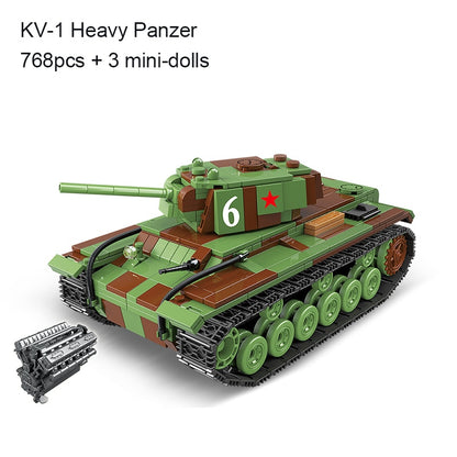 Tank Soldier Police Building Blocks Toys