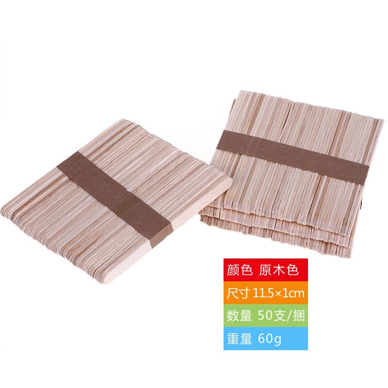 Colorful Hand Crafts DIY Wooden Sticks Popsicle