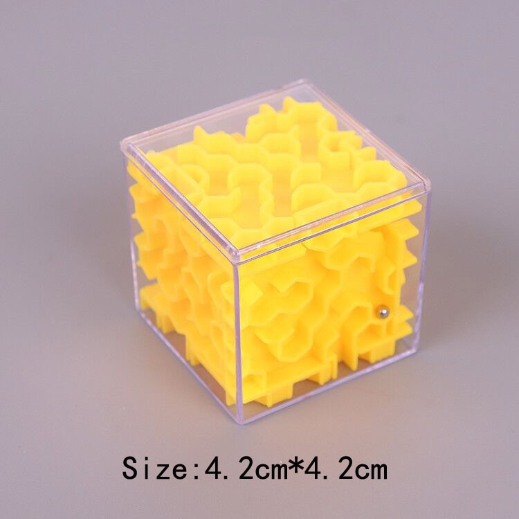 3D Maze Magic Cubes Six-sided Puzzle Cubes Rolling